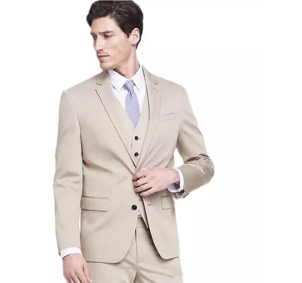 

jacket+pants+vest)groom suits tuxedos fashion men formal occasion suits fashion pure color groom suits tuxedos costume homme, White;black