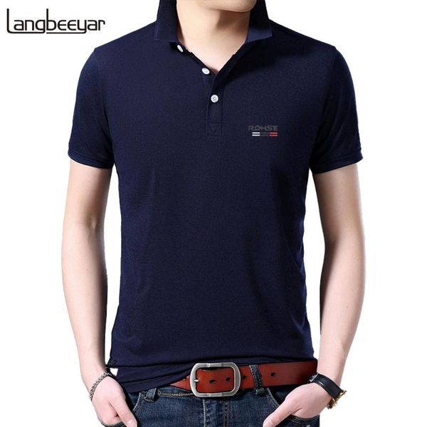 

2020 new brand korean summer collar t shirts for men short sleeve casual fashions mens clothing, White;black