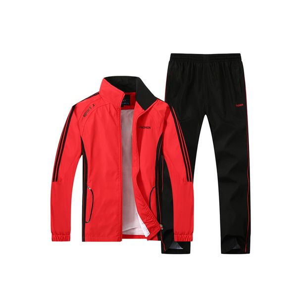 

mens brand 2 pieces set zipper plus size casual outfit fashion spring -5xl new arrive tracksuit 2019 explosion style 5 colors, Black;brown