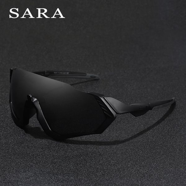 

sara oversize men sunglasses sport large frame black sun glasses windproof eyewear women fashion driving coating mirror shades, White;black