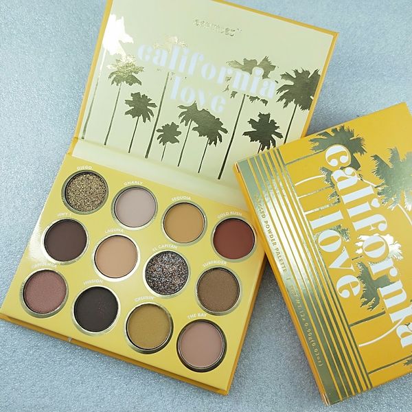 

Новые Colourpop California Любовь палитра 12 цветов макияж набор Оранжевый цвет тыквы Eyeshadow