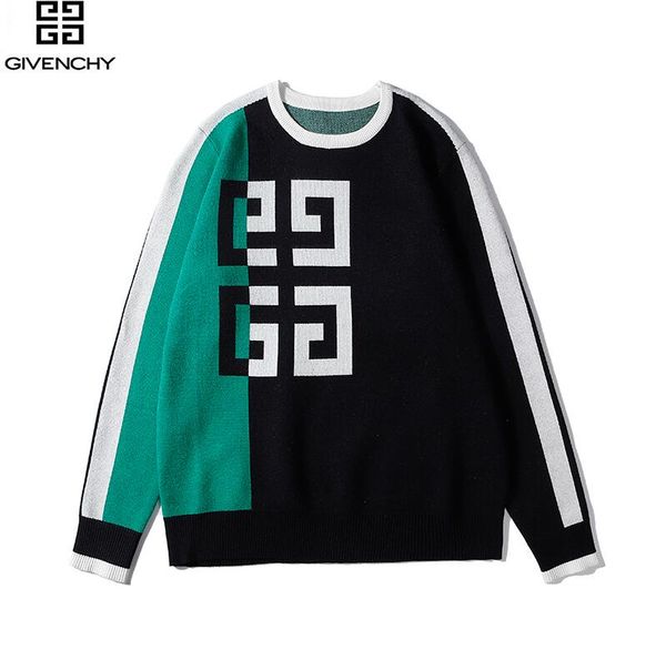 

новый дизайн роскошный glvenchyparis вышитые толстовка франция мода черный felpa толстовка большой белый группа мужчины женщины толстовки--3, Black