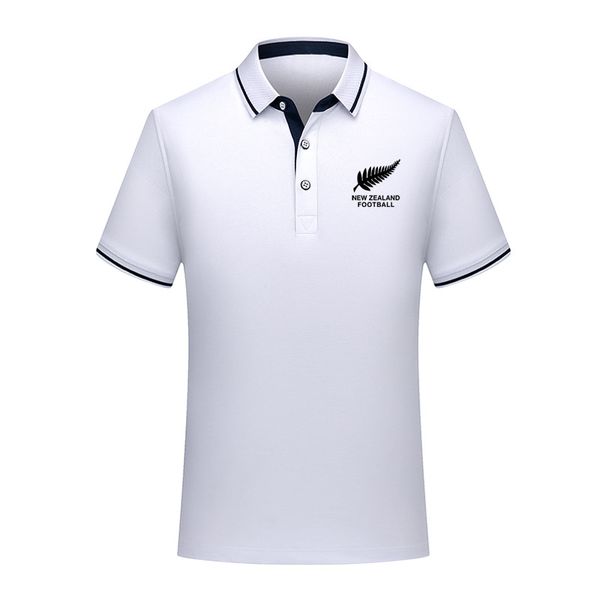 

2020 new zealand national team soccer polo shirt football short sleeve polo sports training polos football soccer t-shirt jersey men's, White;black