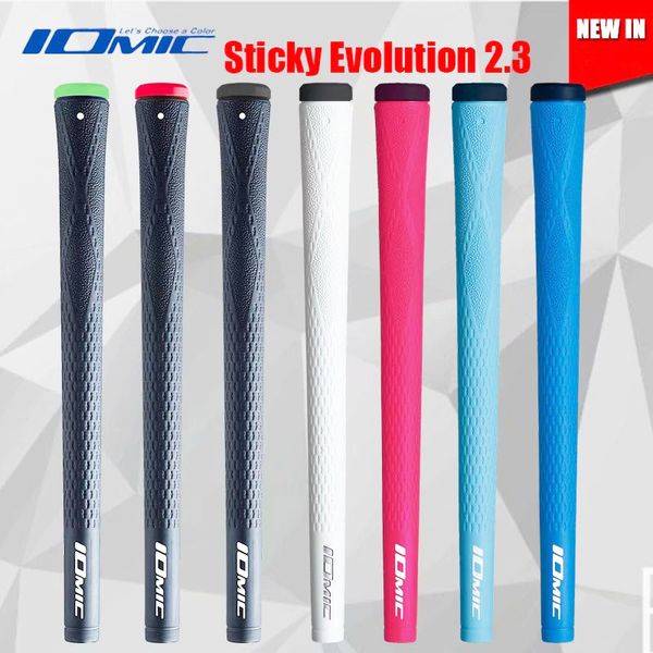 Iomic Sticky Evolution 2.3 Golf Graps Высококачественные резиновые Гольф-клубы Graps 8 цветов на выбор 9 шт. / Лот Древесина Greats Бесплатная Доставка