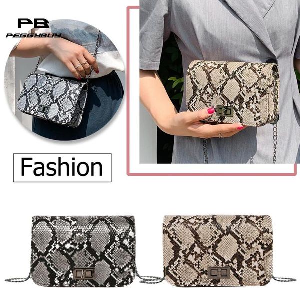

snake print women shoulder bag luxury handbags women bags designer luxury wild girls small square messenger bag bolsa feminina