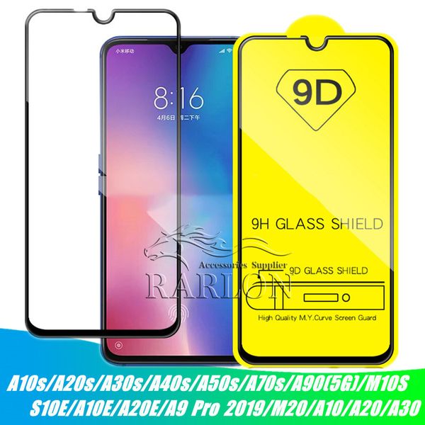 

new 9d full cover glue tempered glass phone screen protector for iphone 11 pro max samsung a10s a20s a30s a40s a50s a70s m10s m30s a10 a20e