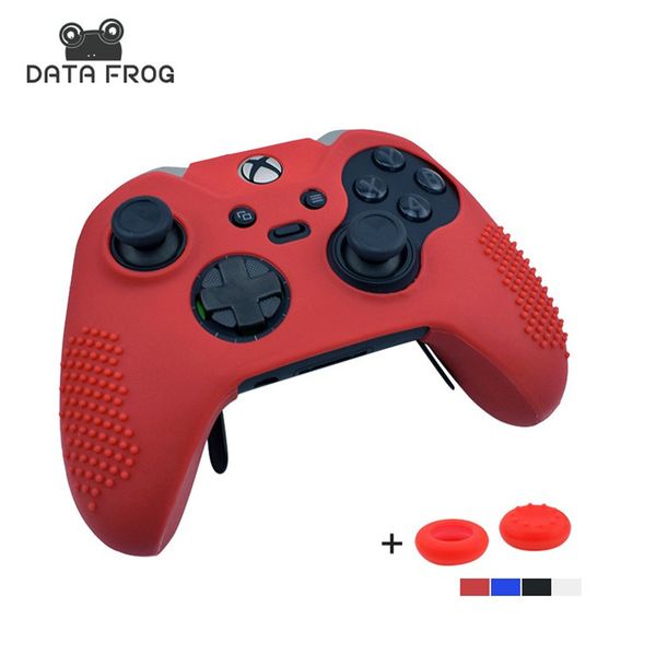 

данные frog силиконовый защитный чехол обложка кожи wrap чехол для xbox one elite controller джойстик gel rubber с 2pcs thumb палочки