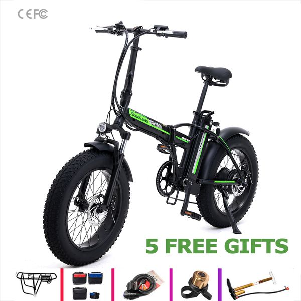 

electric bicycle ebike smart 48v battery folding electric bike 500w motorcycle ebike 20-inch portable mountain snow ebike