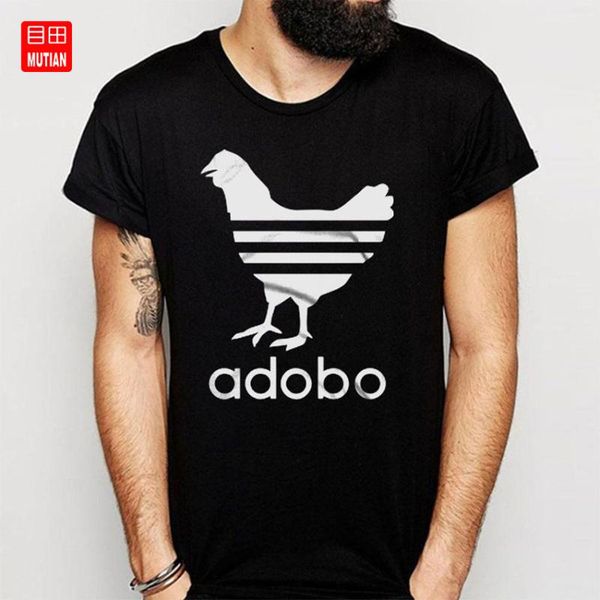 

philippines adobo chicken t shirt, White;black