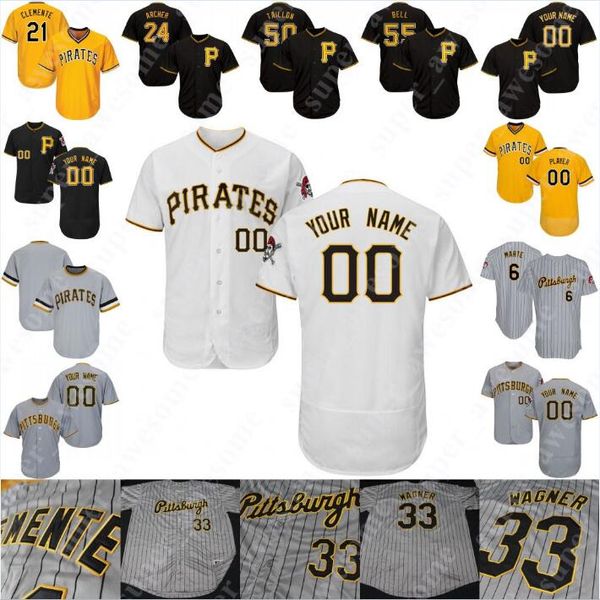 

Pittsburgh Honus Wagner Barry Bonds Willie Stargell Kent Tekulve Billy Meyer Ralph Kiner Mazeroski Paul Waner Danny Murtaugh Pirates Jersey