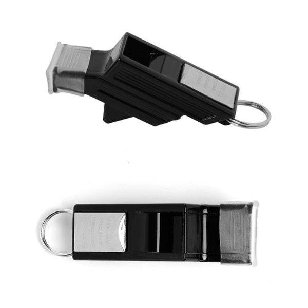 

coach whistle kit, lightweight portable detachable loud referee whistles finger clip teeth guard rope storage box set
