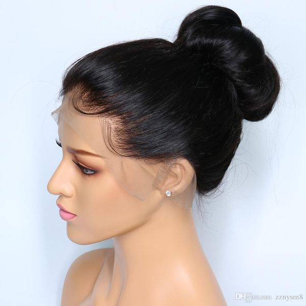 360 Lace Frontal Wig With Baby Hair 150 Brazilian Remy Hair Lace