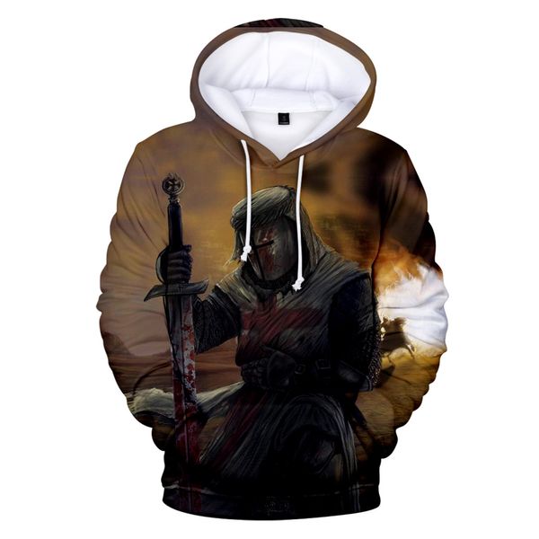 

rholycrown knights templar 3d men/women hoodies sweatshirts print knights templar 3d hoodies men's streetwear hoody xxs-4xl, Black