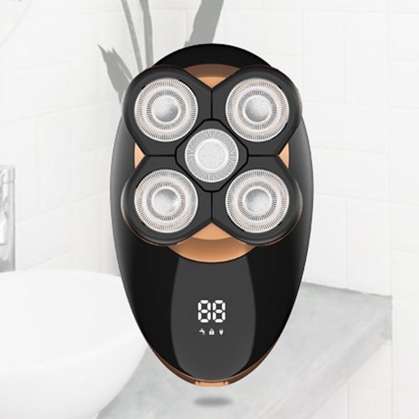 

multifunctional 4-in-1 intelligent digital display men shaving head machine 5-head electric shaver rechargeable razor
