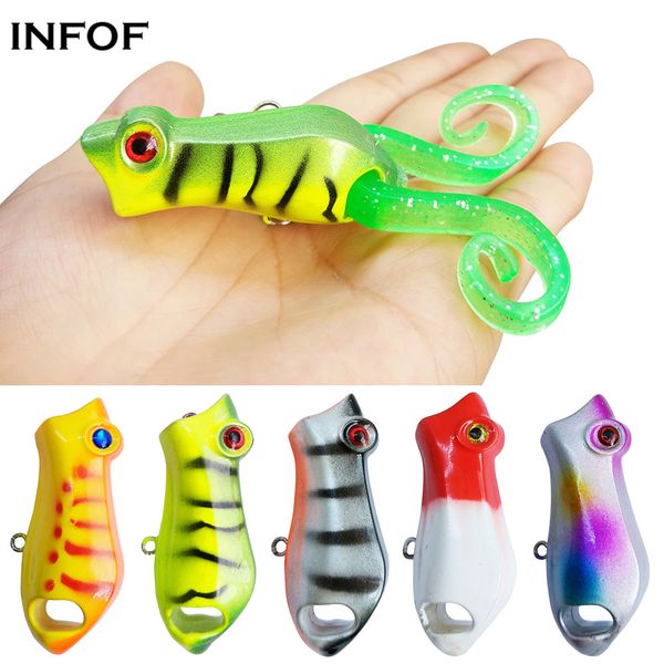 

water fishing lures,floating popper,hard lures with strong hooks,bass crankbait
