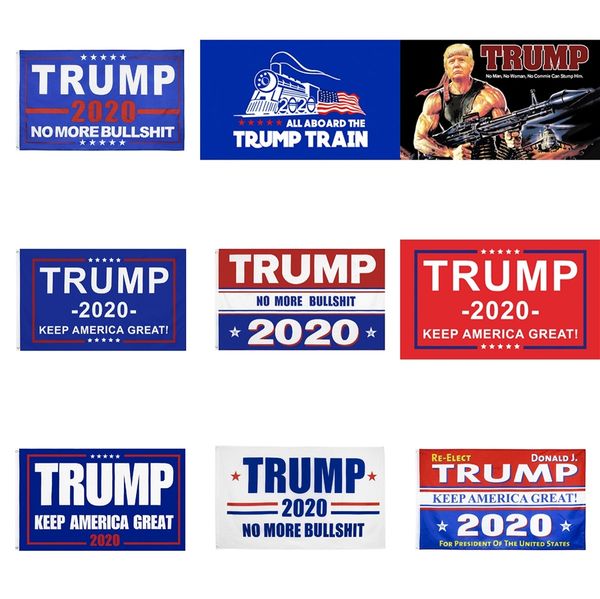 

6styles 90*150cm trump flag 2020 keep america great again usa president election printed flag party decor banners ffa4047-4 #211