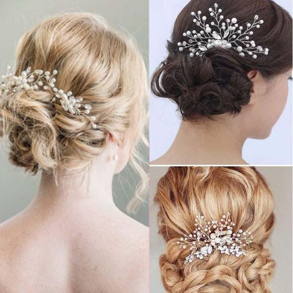 2020 Pearl Hairpin Bridal Hair Comb Wedding Hair Accessories Combs