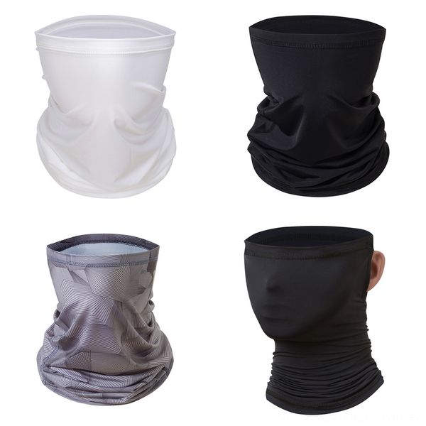 

lzik6 scarf sun protective mask magic seamless mask face bandana windproof magic outdoor ring scarf wolf novelty mouth face, Black