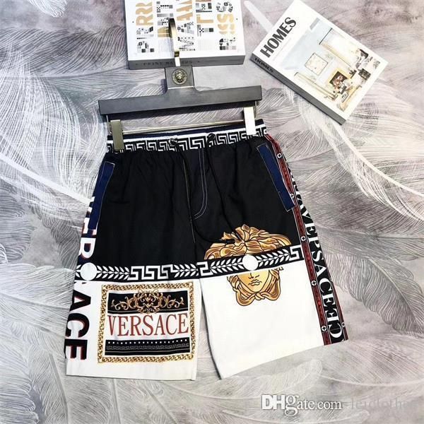 

high mens summer high-end fashion beach breathable pants camouflage print short pants casual cotton hip hop beach shorts, White;black