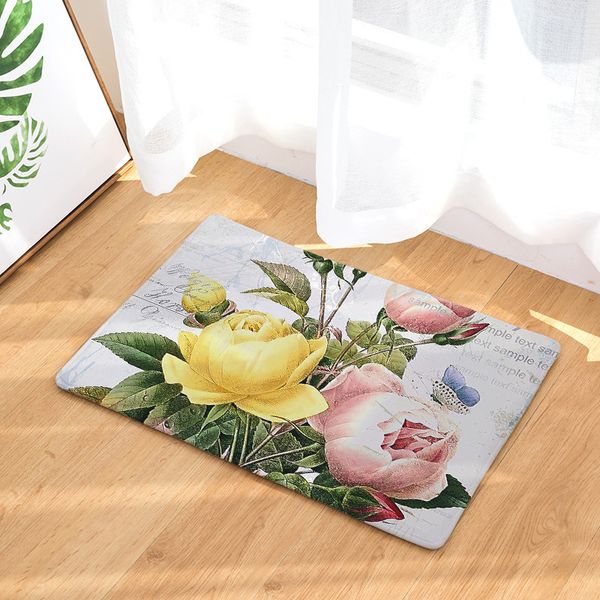 

cammitever vintage floral flowers new pattern floor mat 2019 drop shipping carpet living room coffee table rugs factory supply