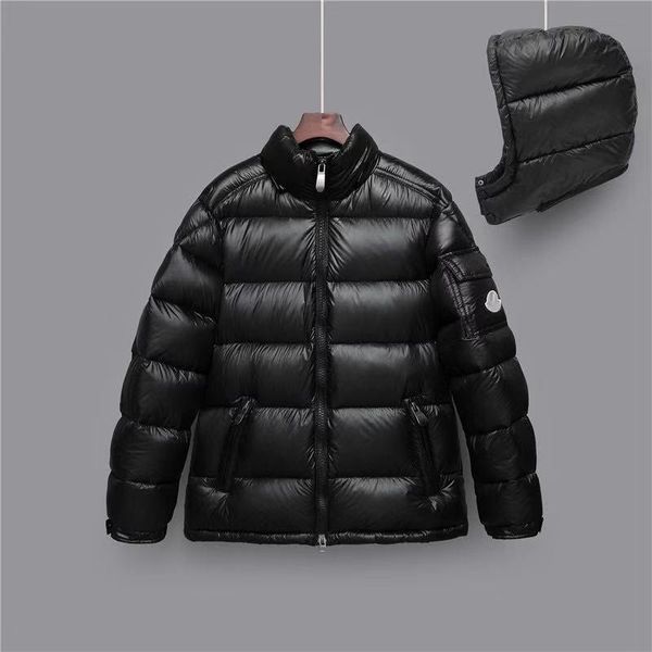 

Brand et luxury men winter jacket moncler down winter coat outdoor trend motorcycle men women parka canada fa hion down jack, Black
