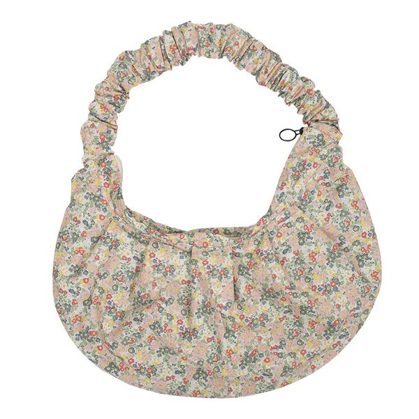 

new women's retro small floral print original casual messenger bag handbag large capacity shopping bag