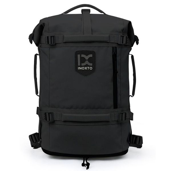 

duffel backpack outdoor travel bag lapcanvas bag camping with shoe compartment earphone hole sports backpack