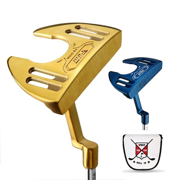 

golf club male and female push rod with line of sight large grip putter