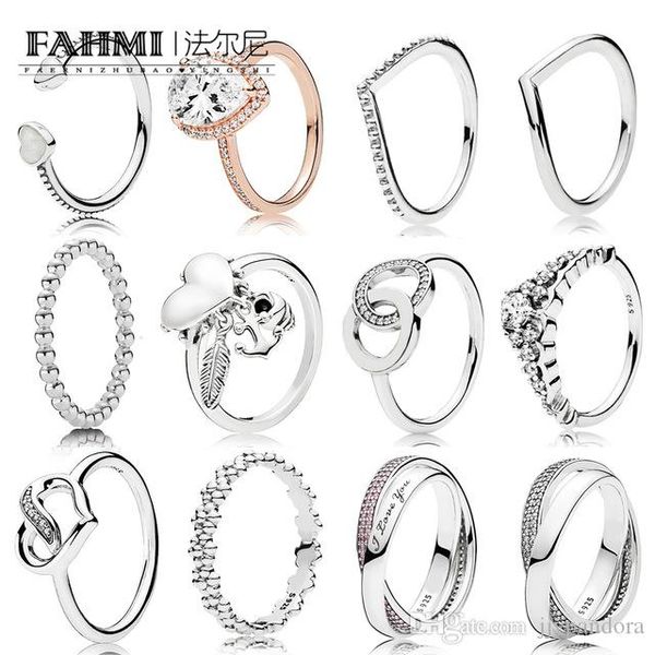 

100% sterling silver fashion shining zircon ring (variety of styles to choose) couple ring gift jewelry factory outlets, Slivery;golden