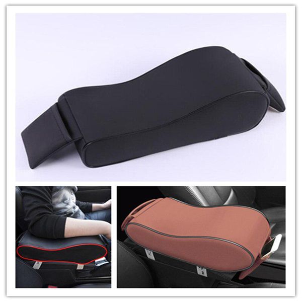 

car seat armrest cushion leather car suv center box armrest console soft pad cover memory foam rest support