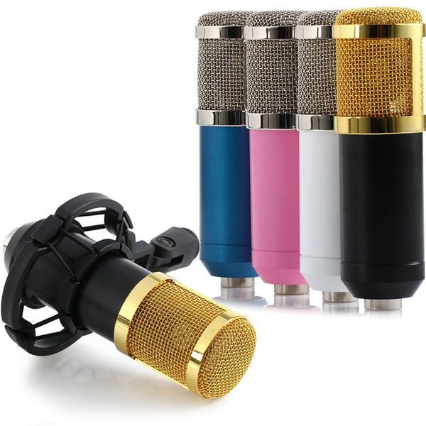 

condenser pro audio bm800 microphone sound studio dynamic mic +shock mount