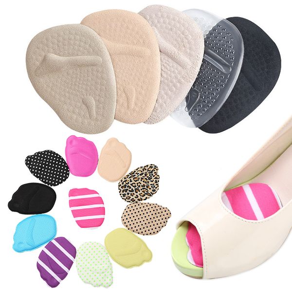 

1 pair women soft insole comfort silicone gel insole foot care shin bone support insert female accessories, Black