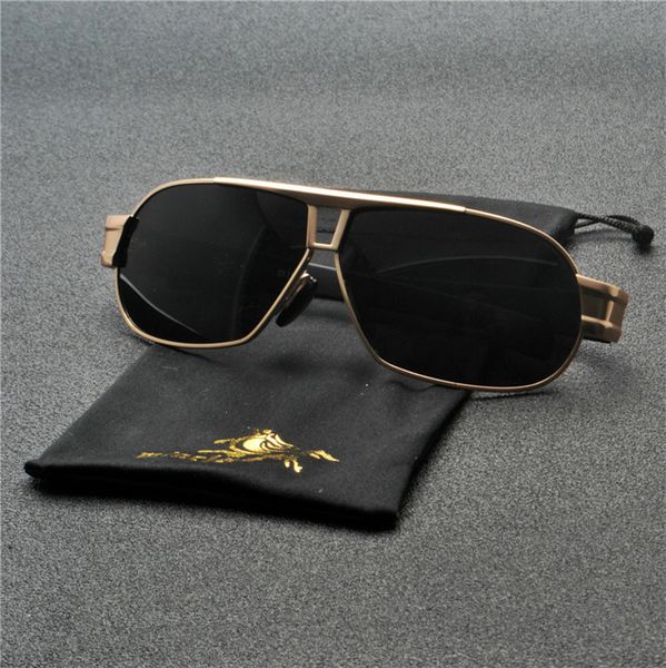 

mincl brand design retro aluminum sunglasses polarized male sun glases for men/women 2019 new men's square driving goggles nx, White;black