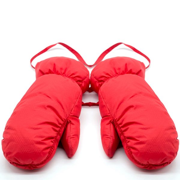 

down gloves female winter thickening ski gloves men winter women thick hanging neck climbing outdoor cycling waterproof and cold
