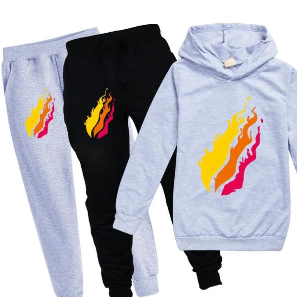 

2020 unspeakable children hoodies pants 2pcs sets cartoon printing boy long sleeve girls tshirt tees clothing sweatshirts, White