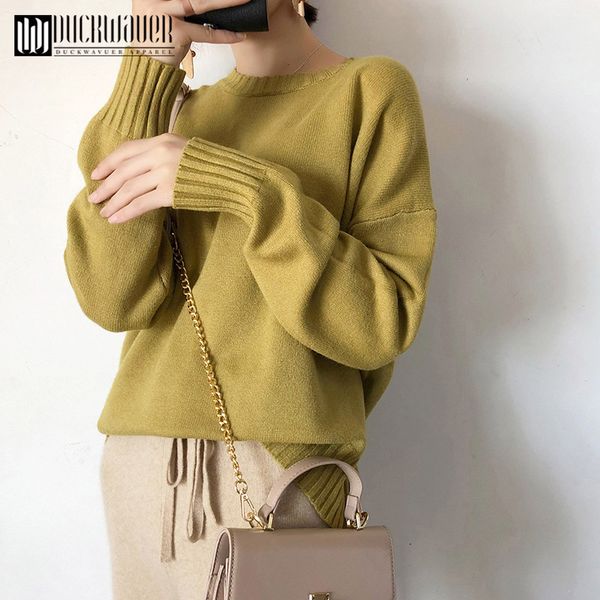 

duckwaver 2020 turtleneck sweater women pullover knitted ribbed slim jumper autumn winter basic female sweater truien dames, White;black