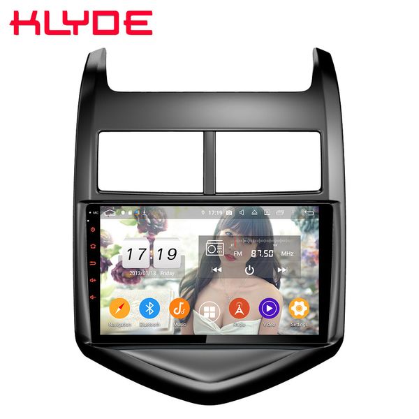 

klyde 9" ips 4g android 9.0 octa core 4gb ram 64gb rom dsp bt car dvd multimedia player radio for aveo sonic 2011-2015