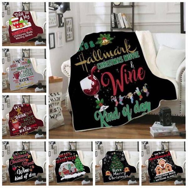 

рождество одеяла гобелен ковер постельные принадлежности одеяло nap диван путешествия дети двухслойный зима ватки square одеяло yysy201