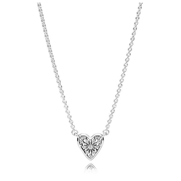 

new 2018 new 100% 925 стерлингового серебра ожерелье шарма элегантный темперамент fit diy бисера цепи подходит девушка giftjewelry 396370cz, Silver