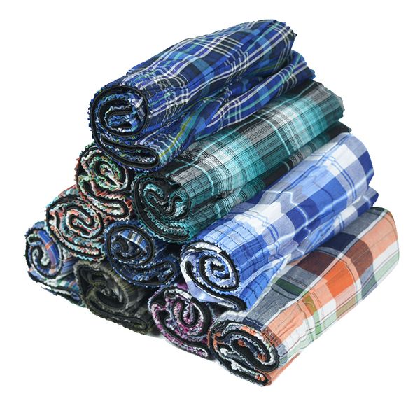 

cotton soft large arrow pants mens underwear boxers loose shorts men's panties classic basic plaid men boxers, Black;white