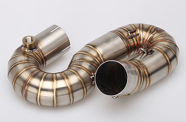 

motorcycle exhaust pipe cbr1000rr middle pipe 08-14 stainless steel connector titanium alloy cbr1000rr link