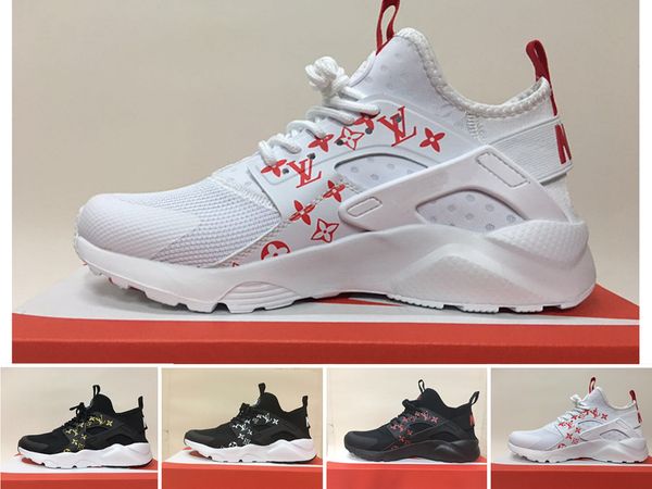 

new sup 2019 air huarache 4.0 клаиекий белй еѬнй мђжин женин huaraches кѬоовки harache кѬ, Black