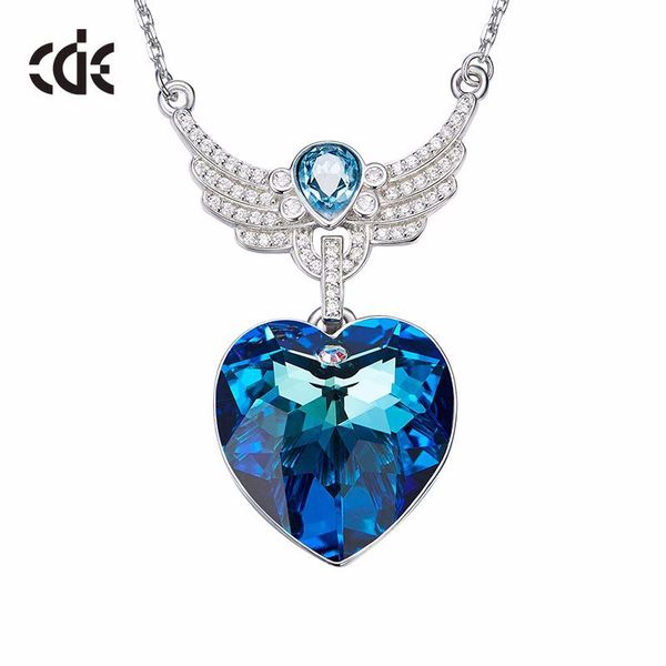

wedding party silver s925 beaded pearl gift woman lady diamond jewelry necklaces for bride acting initiation graduation cde-479