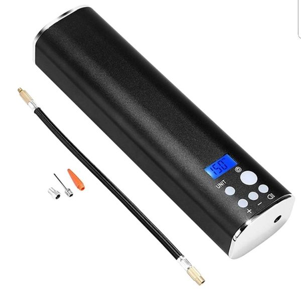 

portable air compressor pump,12v dc air compressor tire inflator,130 psi electric auto pump for car,motorcycle,bike,toys,usb rec