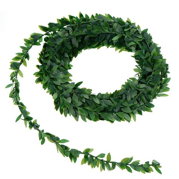 

decorative flowers & wreaths 7.5m artificial ivy garland foliage green leaves simulated vine for wedding party ceremony diy headbands