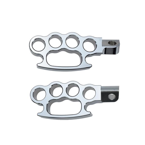 

flying knuckle footpegs footrests custom pedal for v-rod sportster xl dyna softail electroplating control foot pegs