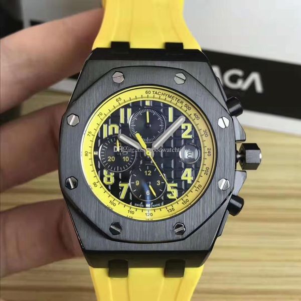 

2019 luxury brand men watch automatic mechanical watche rubber trap ro e gold 26470 26400 42mm timing royal oak watche diver wri twatch