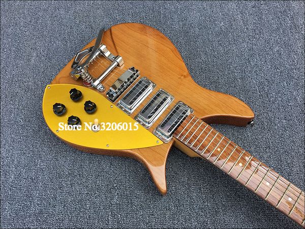 

2019 ricken style electric guitar, two alder bodies, maple's guitar neck, korean production of three pickup,sh