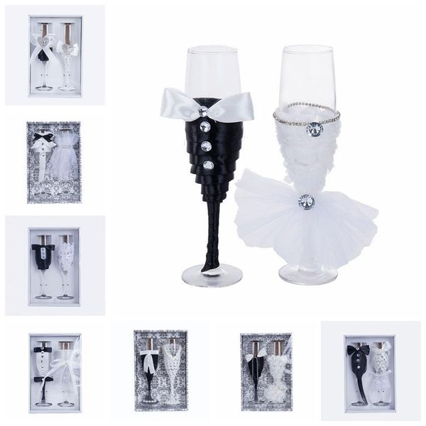2019 Crystal Champagne Glass Wedding Toasting Champagne Glasses