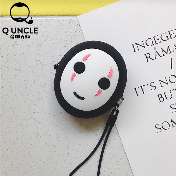

q uncle coin purse fashion girls bags zipper pouch chain crossbody card bags earphone cases kids purse kawaii wallet handbags, White
